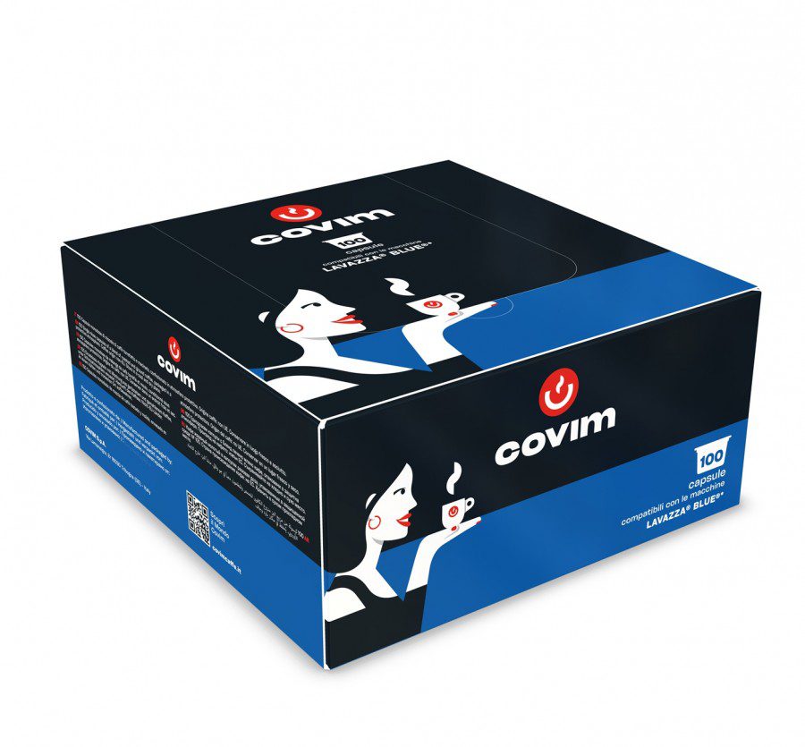 Capsule Covim Granbar Compatibile Lavazza Blue 100 Buc Aroma Intensa