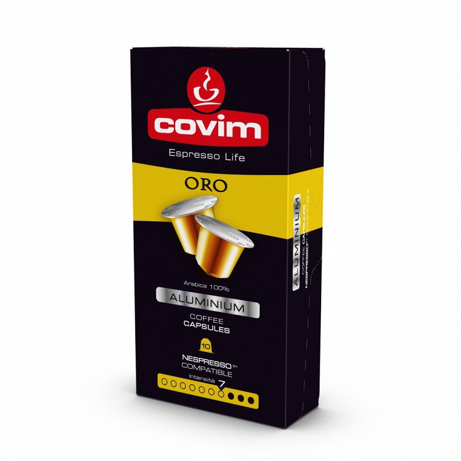 Covim Oro Capsule Aluminiu Arabica Compatibile Nespresso 10 Buc