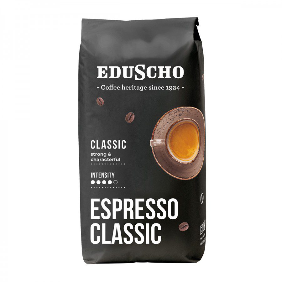 Eduscho Classic Espresso cafea boabe arabica robusta 1kg intensitate ridicata