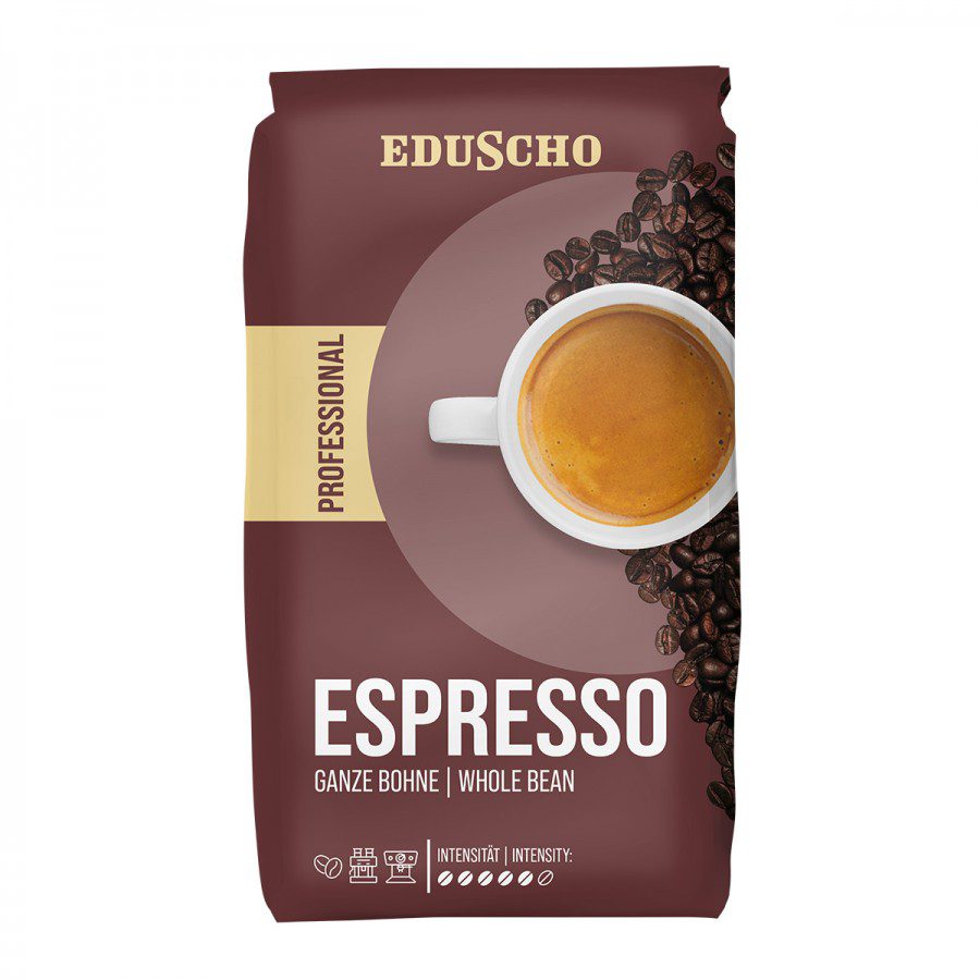 Eduscho Professional Espresso cafea boabe 1 kg pentru baruri si restaurante