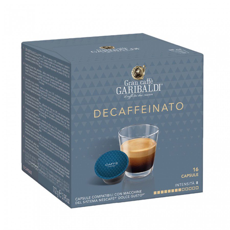 Garibaldi Decaffeinato capsule compatibile Dolce Gusto 16 buc espresso fara cofeina