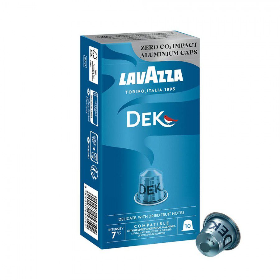 Lavazza Dek Capsule Aluminiu Compatibile Nespresso 10 Buc
