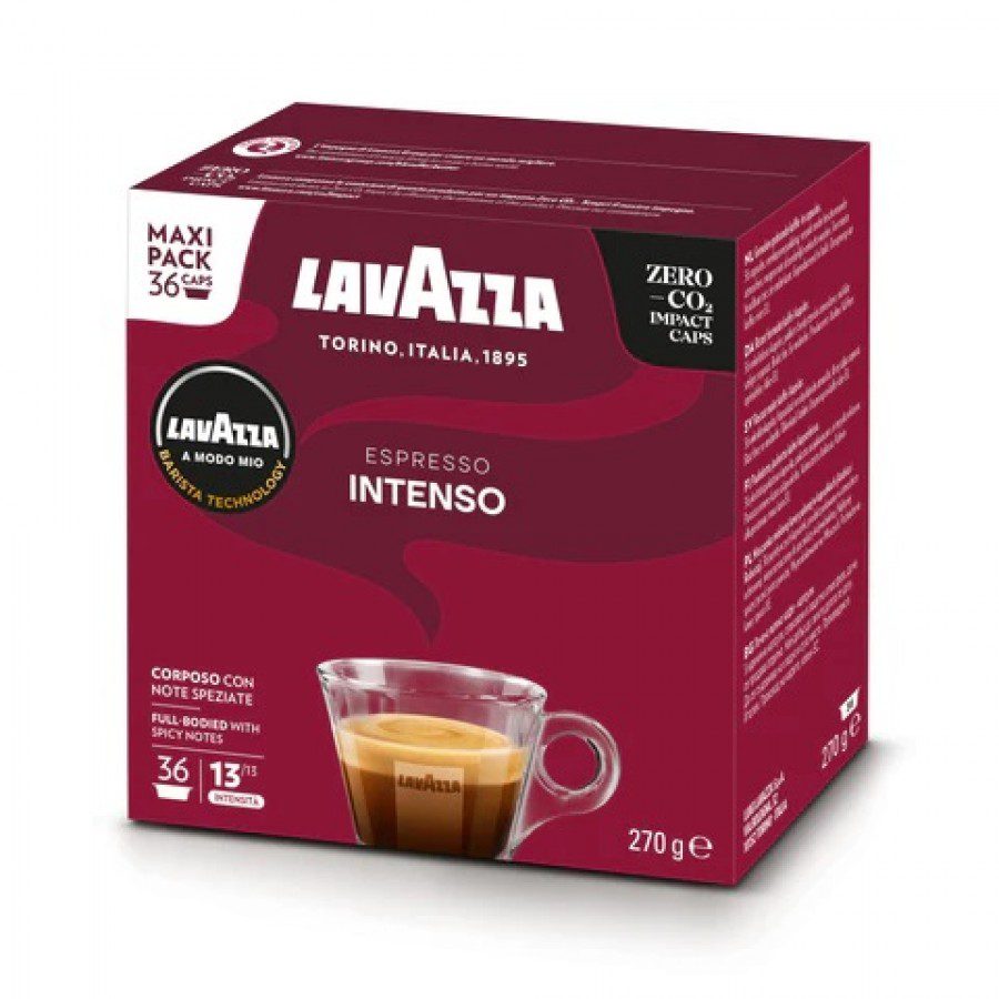Lavazza A Modo Mio Intenso 36 capsule cafea intensa aroma prajita