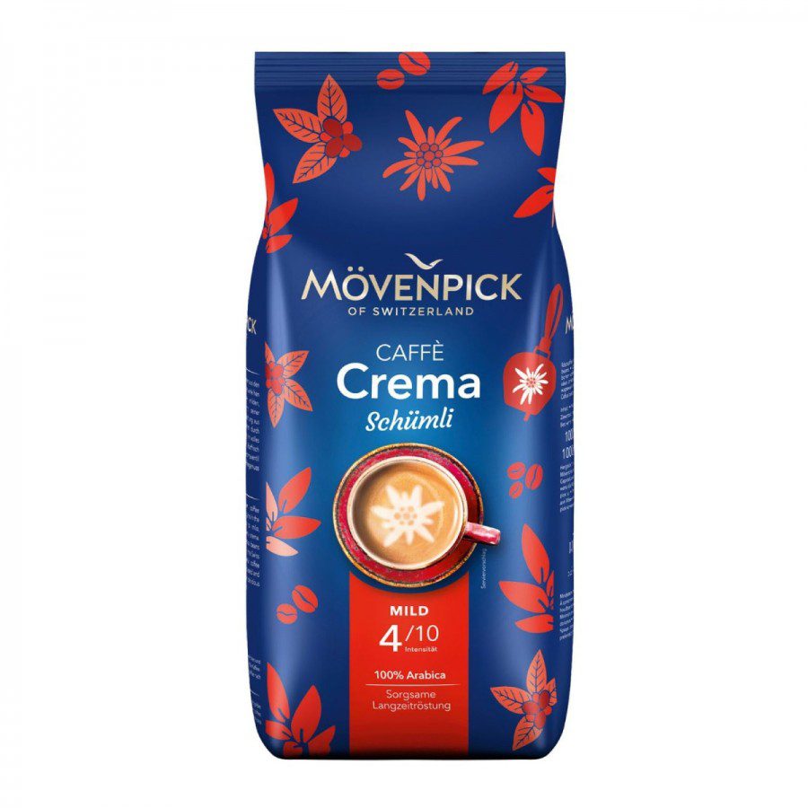 Movenpick Crema Schumli cafea boabe Arabica 1 kg gust delicat si cremos
