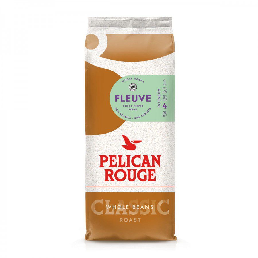Pelican Rouge Fleuve cafea boabe 1kg Amestec Arabica Robusta pentru Espresso