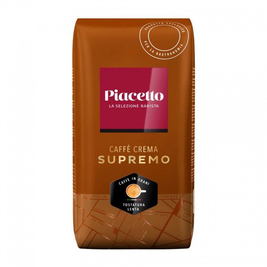 Piacetto Supremo Caffe Crema 100% Arabica cafea boabe 1kg espresso