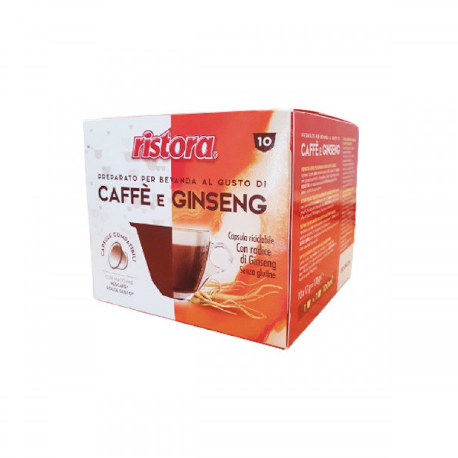 Capsule Ristora Cafea Ginseng si Lapte Dolce Gusto 10 buc