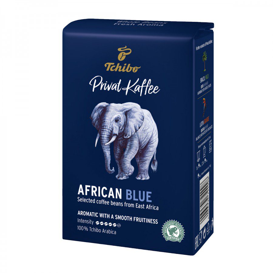 Tchibo Privat Kaffee African Blue 500g cafea boabe 100% arabica