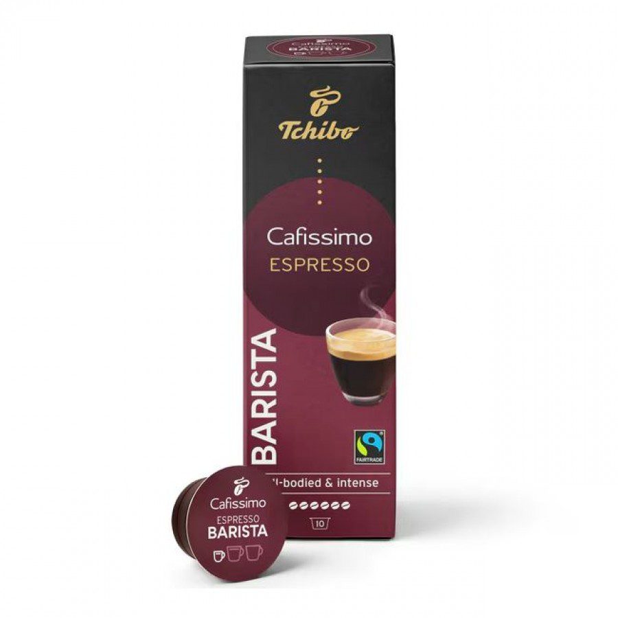 Tchibo Cafissimo Capsule Espresso Barista 10 buc - Ciocolata Neagra si Alune