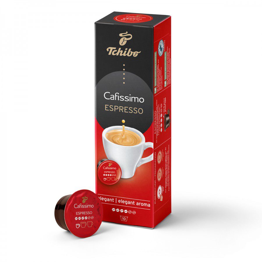 10 capsule Tchibo Cafissimo Espresso Elegant Aroma cafea 100% arabica