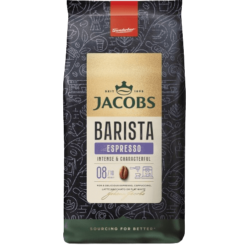 Jacobs Barista Editions Espresso 1kg cafea boabe intensa note picante