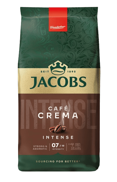 Jacobs Cafe Crema Intense 1kg cafea intensa espressor latte