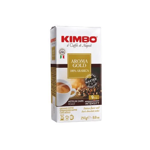Kimbo Aroma Gold cafea macinata 250g gust intens si aromat