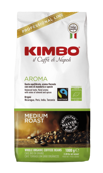 Kimbo Espresso Bio Organic Rainforest Cafea Boabe 1kg