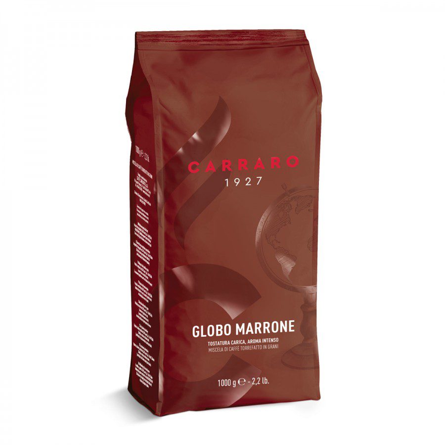 Carraro Globo Marrone cafea 1kg 15% Arabica 85% Robusta crema bogata