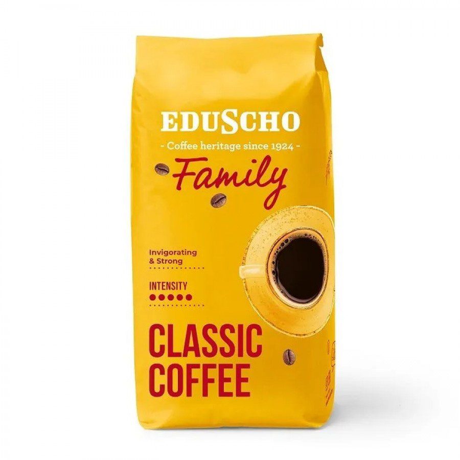 Eduscho Family cafea boabe 1kg prajire intensa aroma robusta