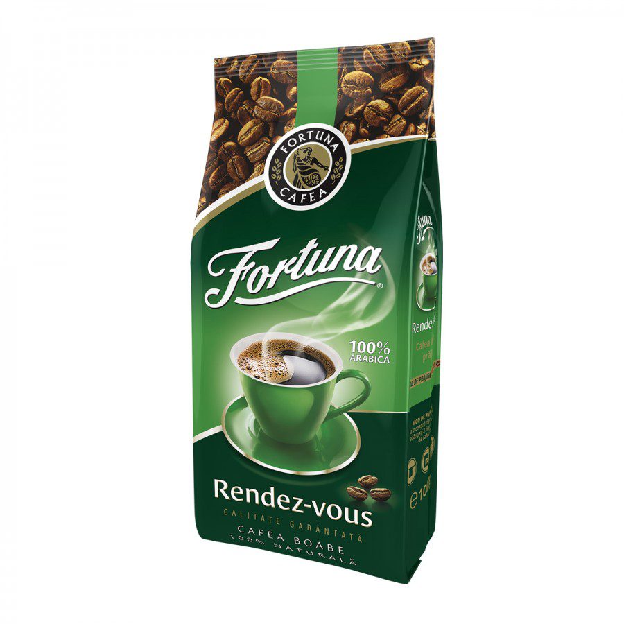 Fortuna Rendez-Vous cafea boabe 1kg Arabica cu arome fructat-florale si gust usor acid
