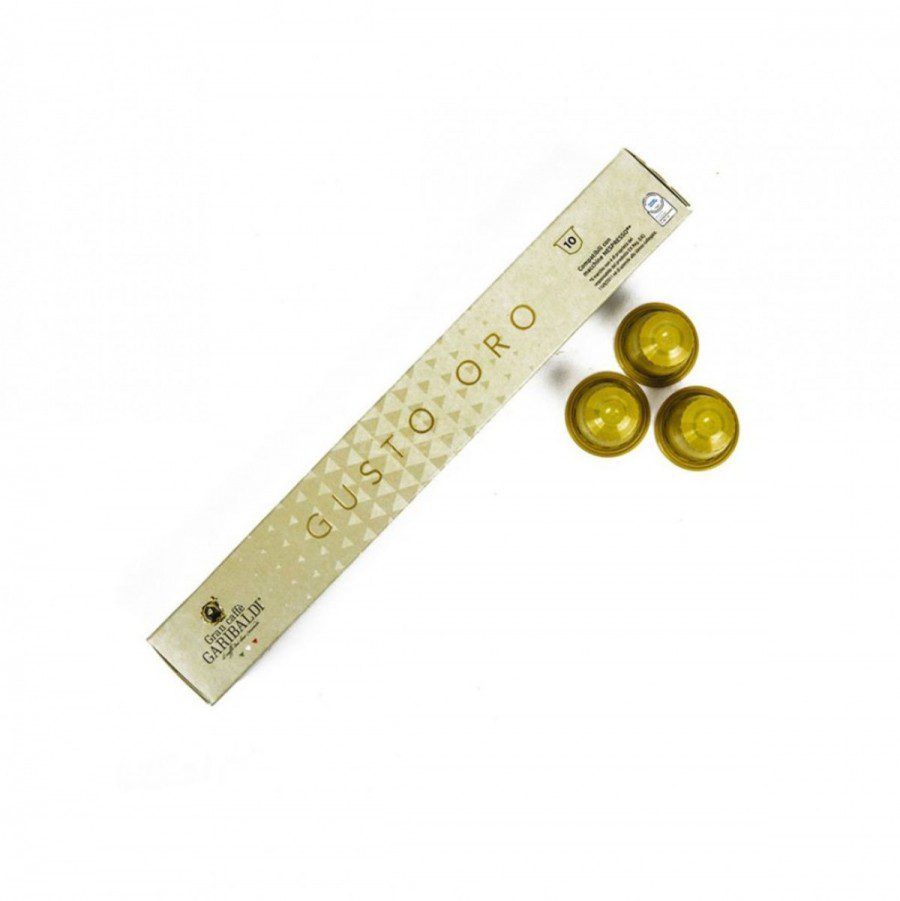 Espresso intens 8/10 capsule Garibaldi Gusto Oro 10 buc Nespresso