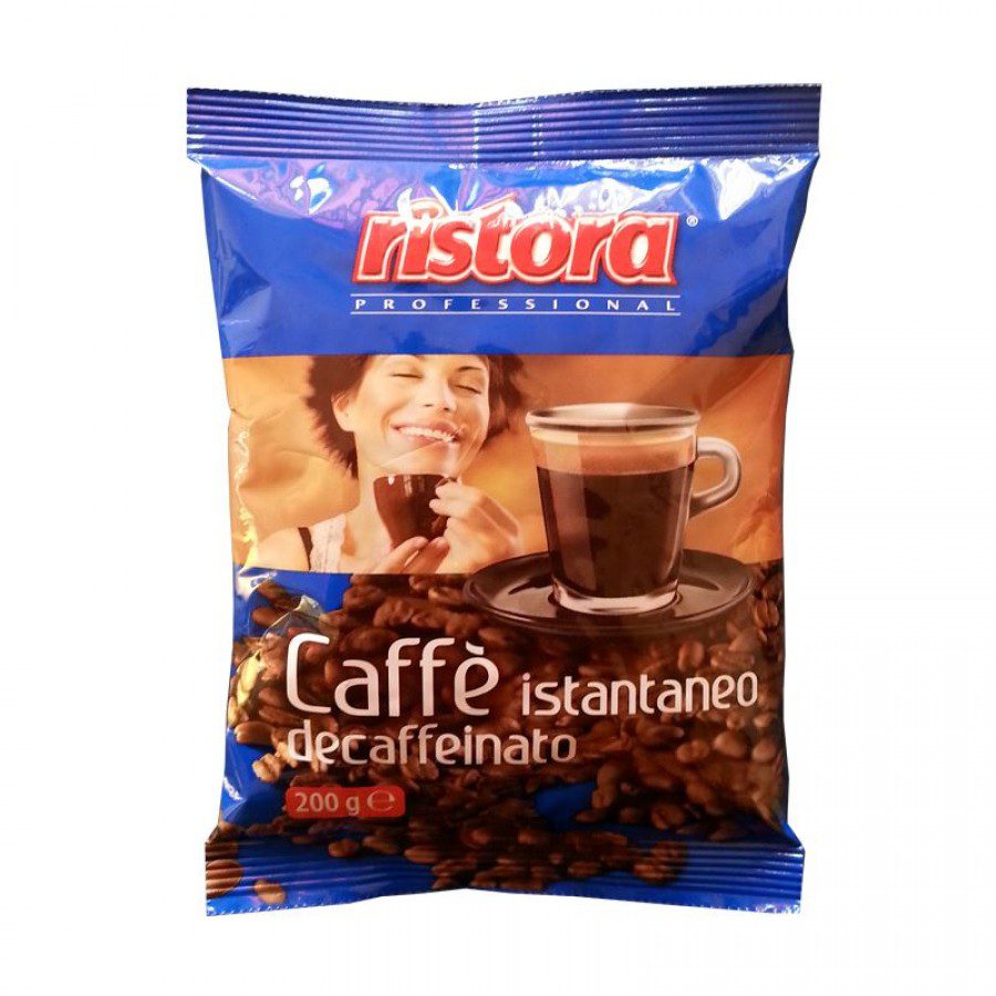 Cafea instant Ristora decofeinizata pudra 200g punga pentru automate