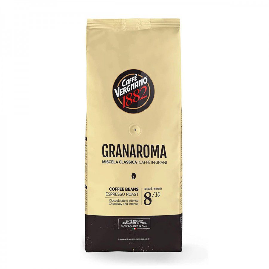 Cafea boabe Vergnano Gran Aroma 1 kg - Amestec Arabica si Robusta pentru aroma intensa