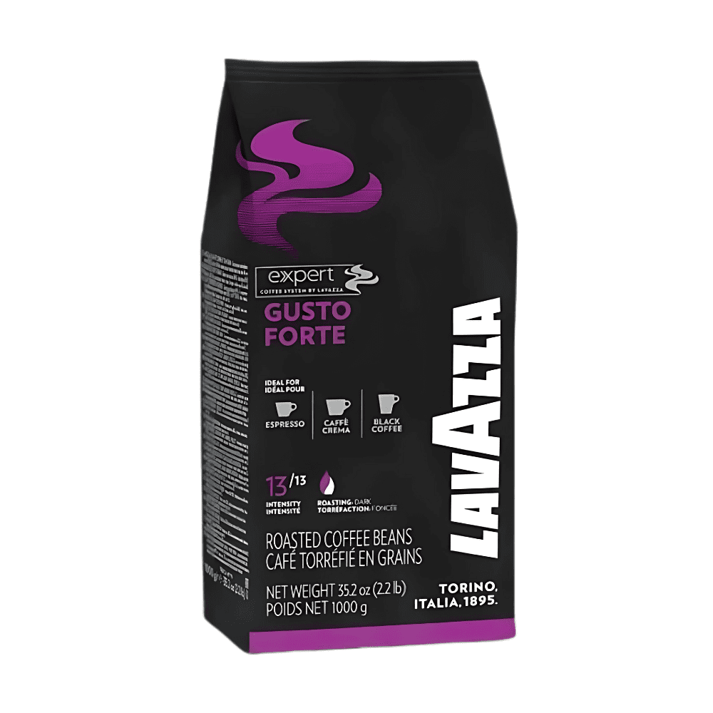Lavazza Gusto Forte Vending cafea boabe 1kg intensa aspra cremoasa