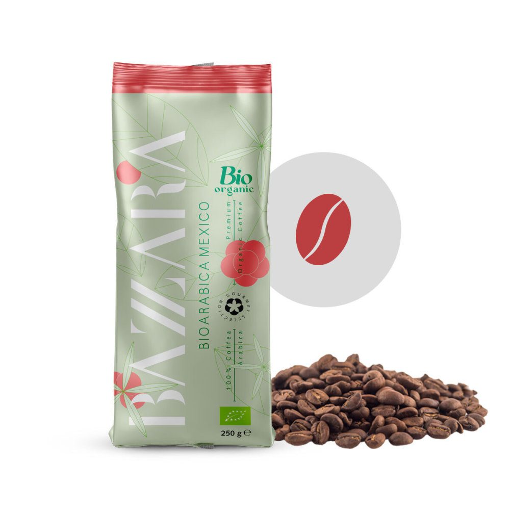 Bazzara BioArabica Mexico Cafea Boabe 250g