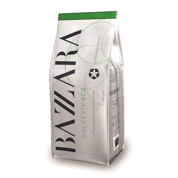Bazzara Dolcevivace 1kg cafea boabe italieneasca cu crema bogata si aroma de nuci coapte