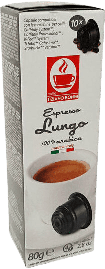Bonini Lungo capsule cafea compatibile Caffitaly - 10 capsule