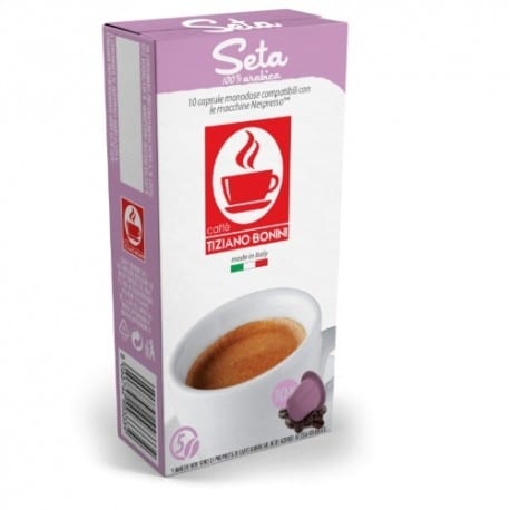 Bonini Seta 10 Capsule Cafea Aroma Migdale