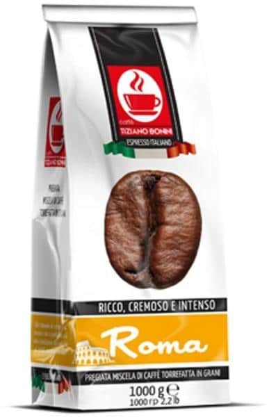 Cafea boabe Bonini Roma 1kg blend premium prajita in Italia