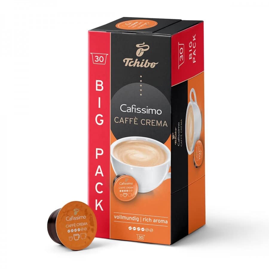 Capsule cafea Tchibo Cafissimo Rich Aroma pachet mare 30 capsule pret avantajos