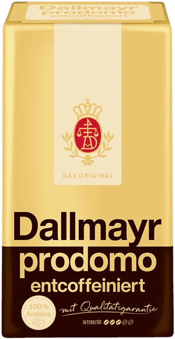 Dallmayr Prodomo Decaf Cafea Macinata 500g Boabe Etiopia Aciditate Placuta