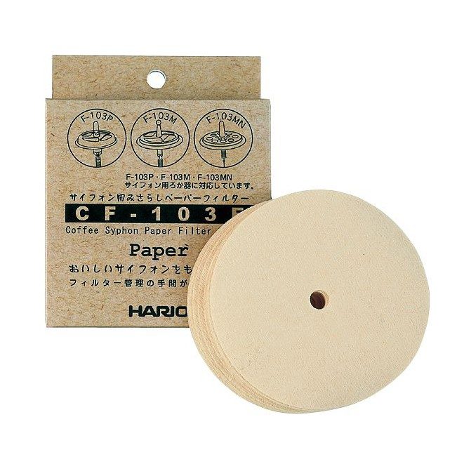 Hario Syphon CF103E Filtre Hartie 3 Pahare 100 Buc
