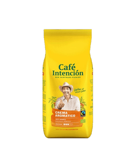 JJ Darboven Intencion Caffe Crema Ecologic Bio Fairtrade 1kg boabe