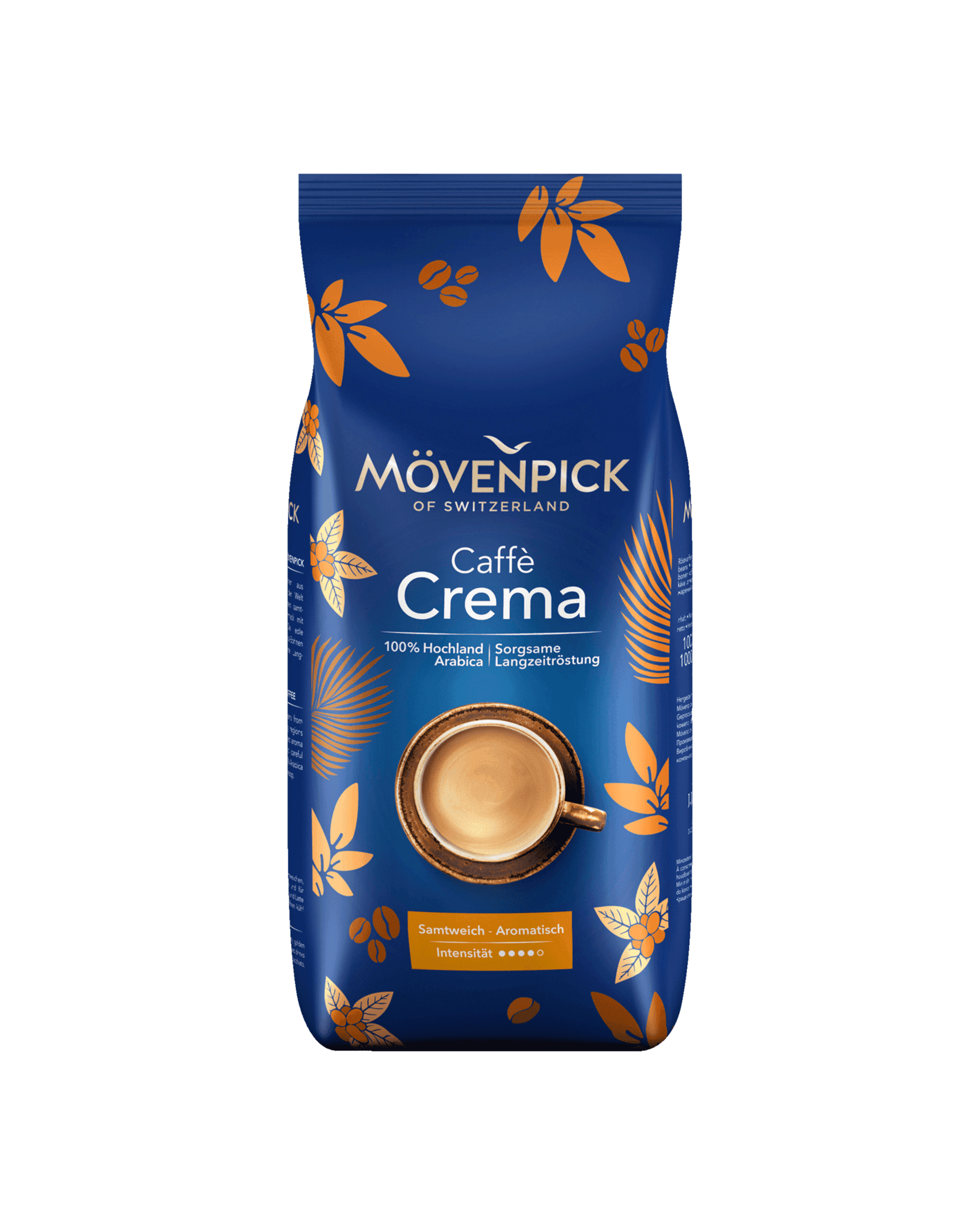 Movenpick Caffe Crema Cafea Boabe 1kg Aroma Intensa Prajire Medie