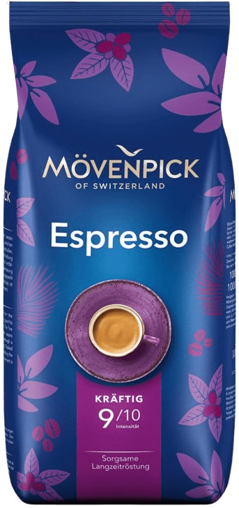 Movenpick Espresso Arabica 1kg cafea boabe aroma intensa prajire echilibrata
