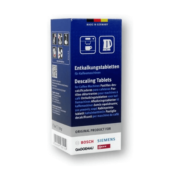 Set 6 tablete decalcifiere 2in1 compatibile masini de spalat Bosch Siemens