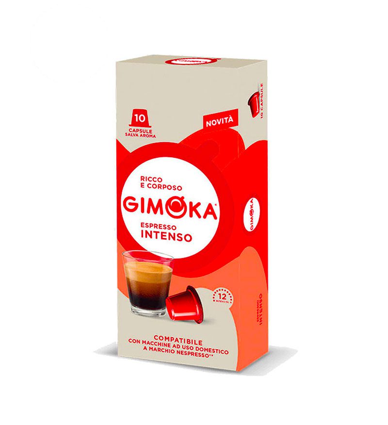 Capsule cafea Gimoka Intenso intensitate ridicata