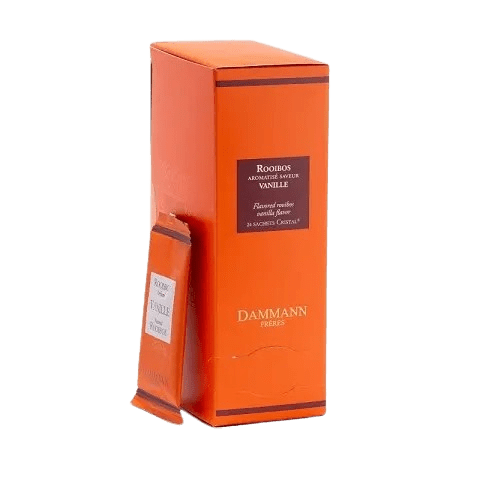 Ceai rooibos vanilie Dammann 24 pliculete blend franceza fara aditivi