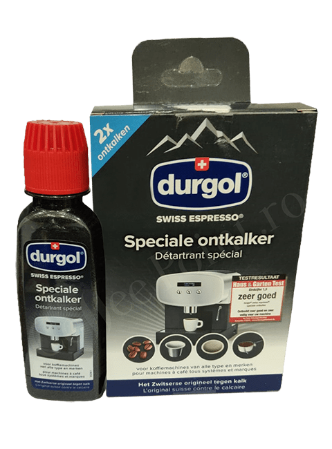 Decalcifiant profesional Durgol Swiss Espresso 2x125ml pentru aparate espresso