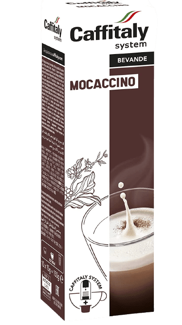 Ecaffe Mocaccino Capsule Cafea Cappuccino Cacao Crema Lapte Preparare Rapida