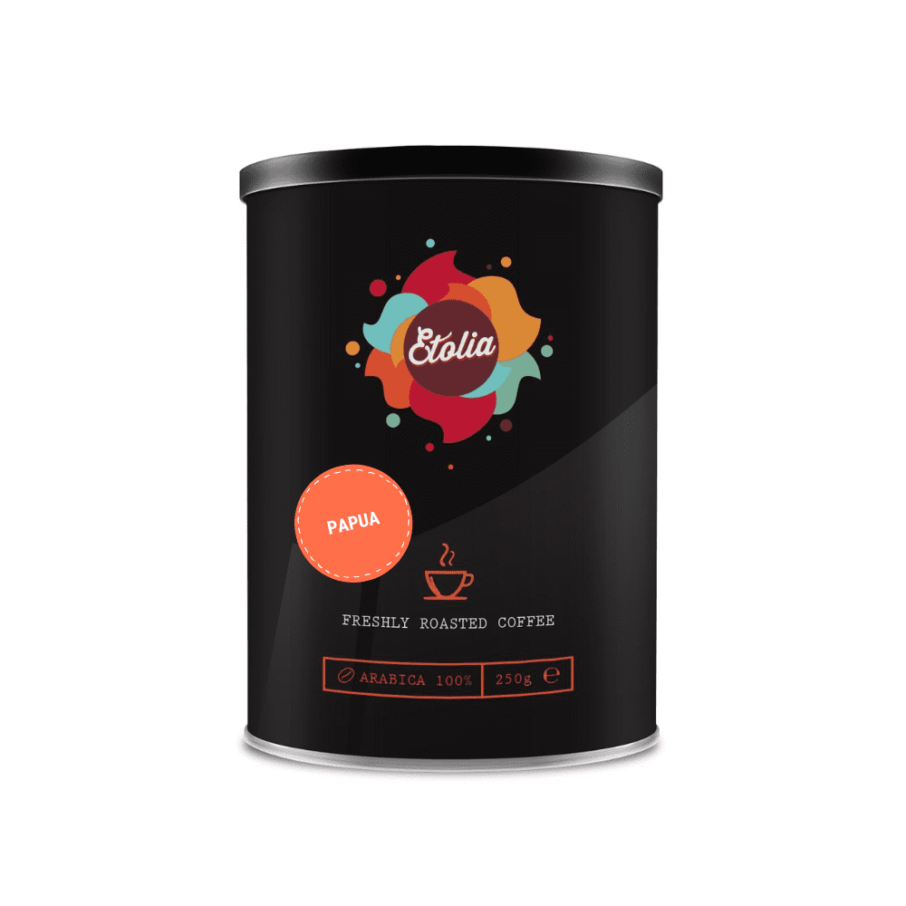 Etolia Papua New Guinea Sigri 250g cafea boabe Arabica single origin