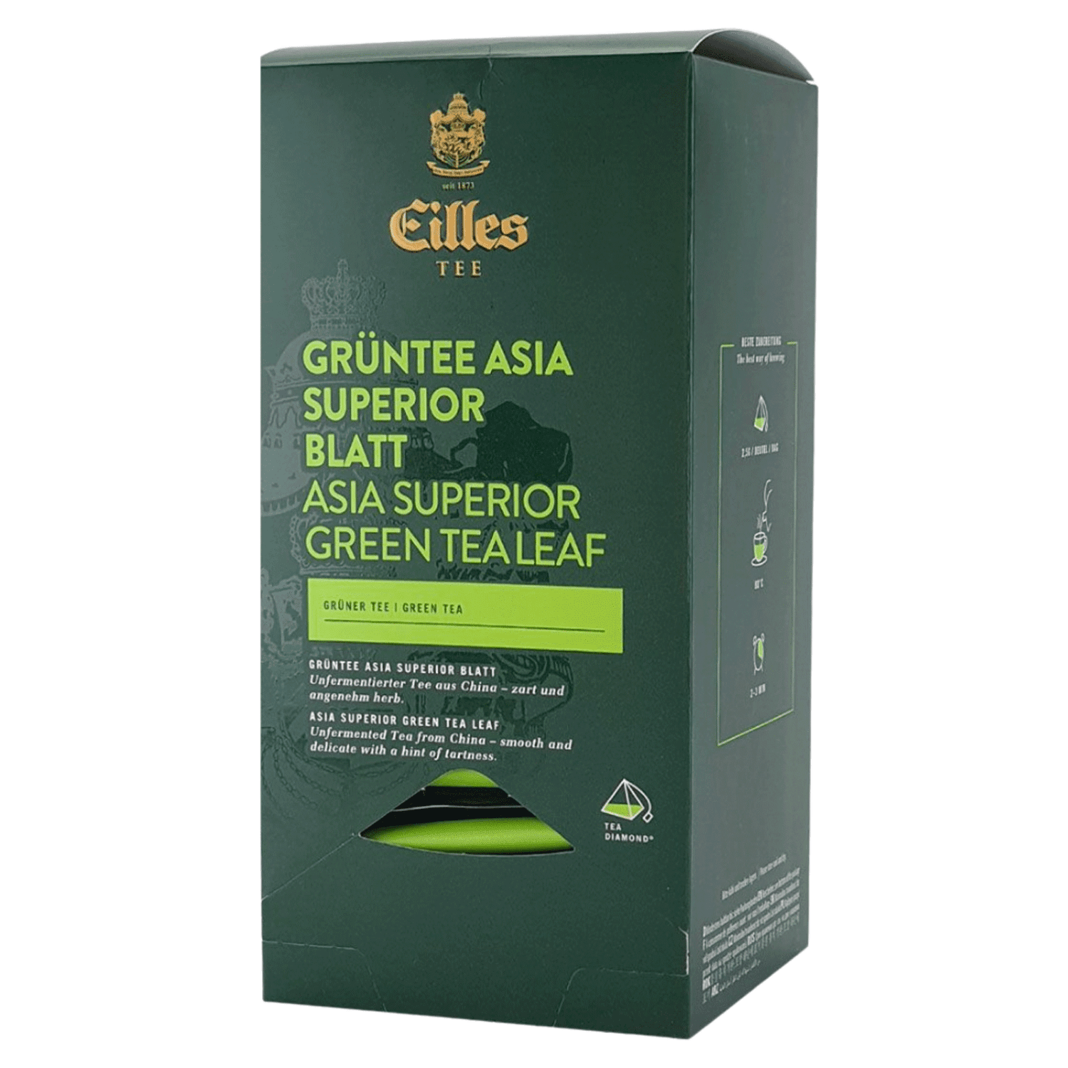 Eilles Asia Superior Green Ceai Verde 25 Plicuri Ingrediente Naturale