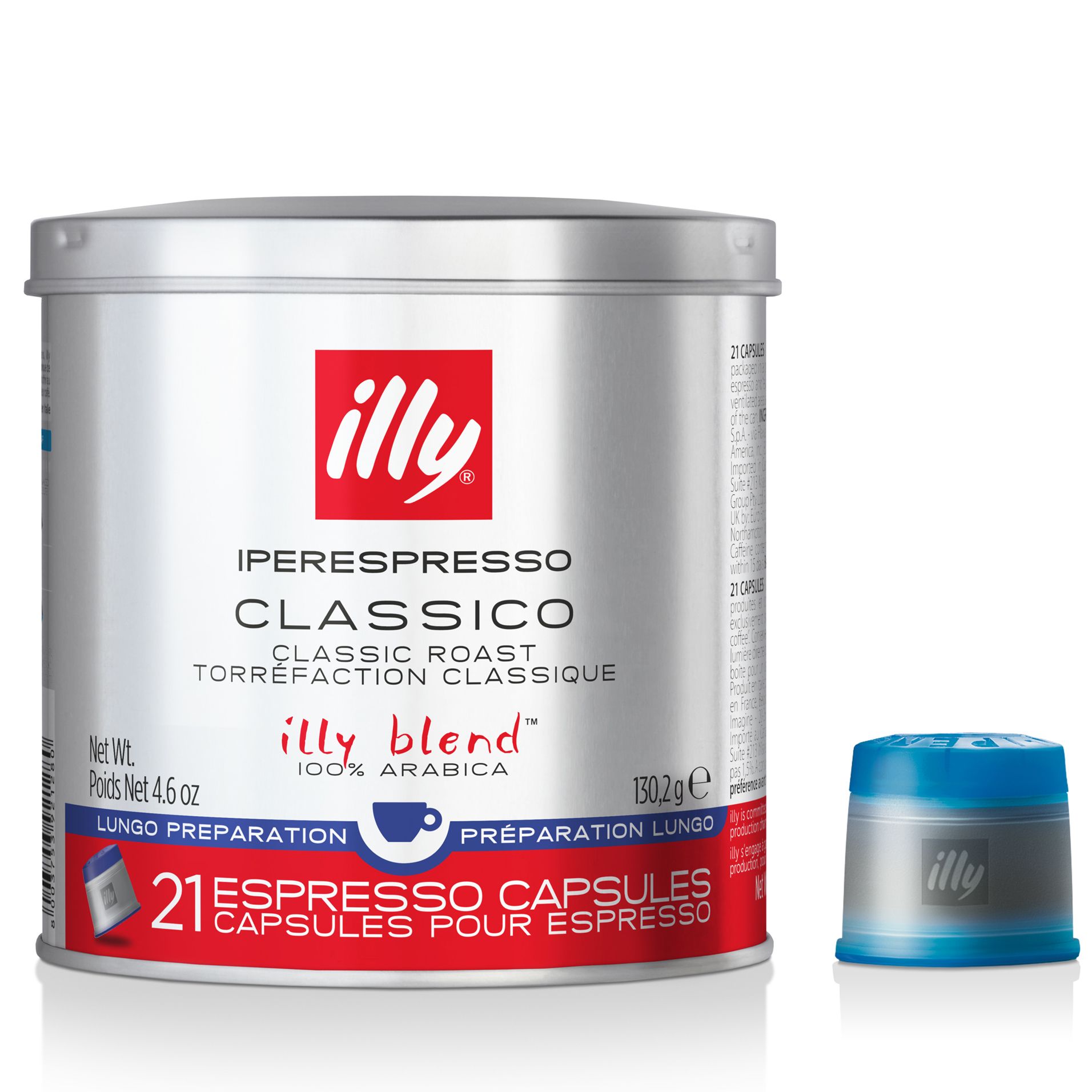 Capsule Cafea Illy Iperespresso Lungo 21 Buc Aroma Intensa Espressor Compatibil