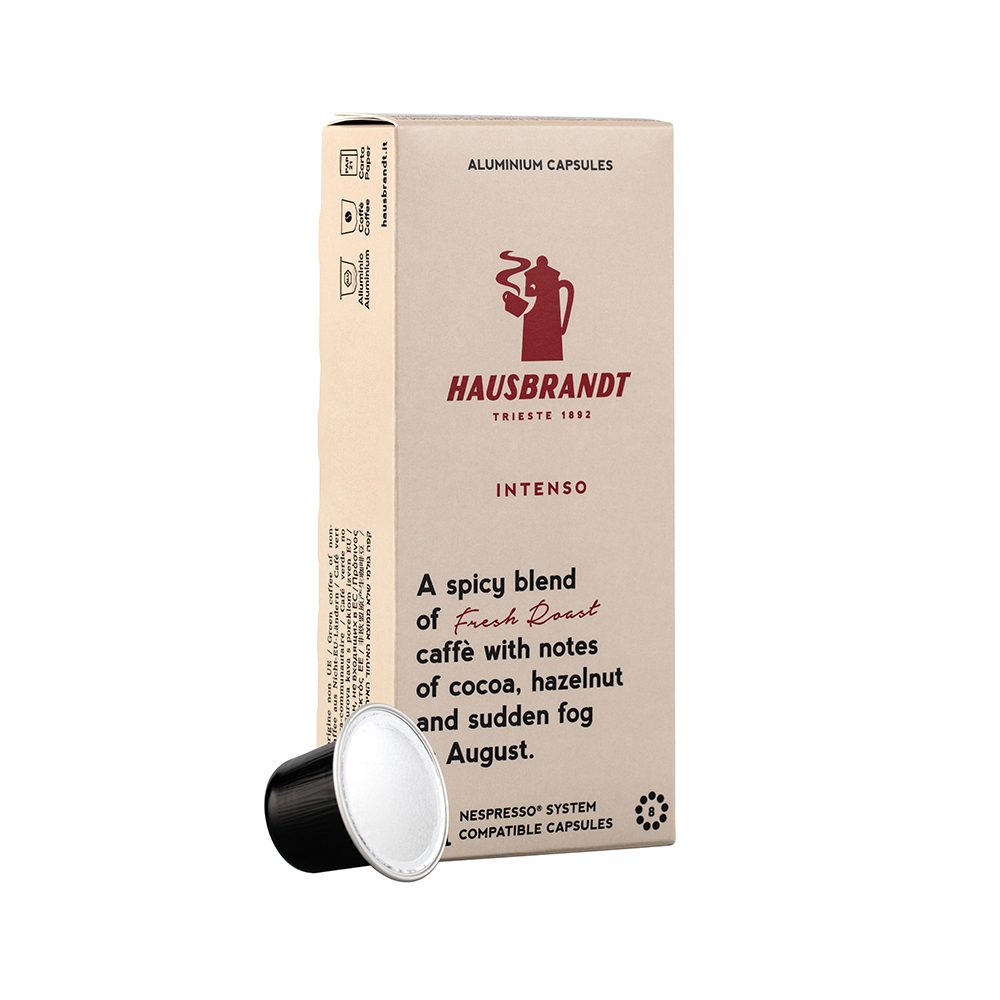 Hausbrandt Intenso 10 capsule compatibile Nespresso - Cafea intensa espresso