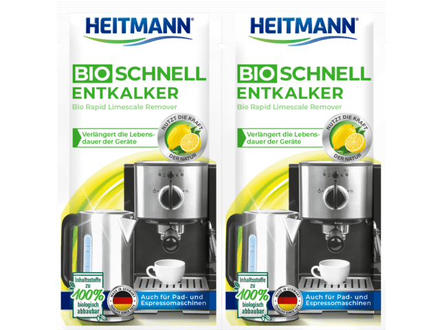 Heitmann Bio Decalcifiant Plic Actiune Rapida 2x25g Elimina Calcarul