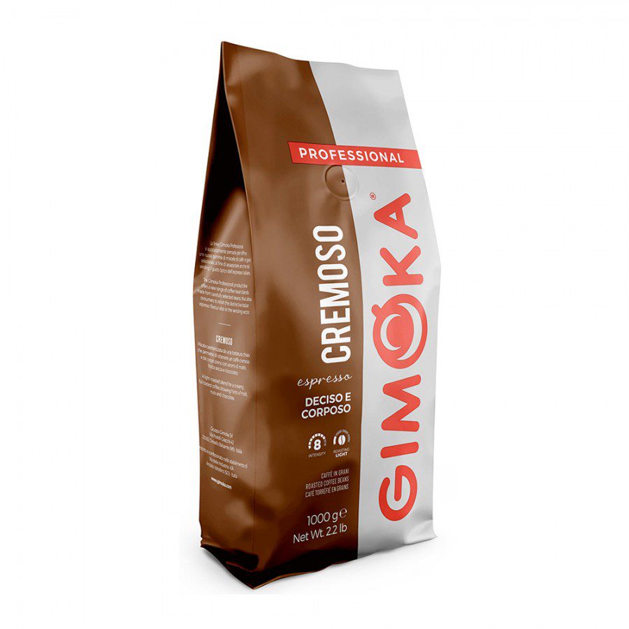 Cafea boabe Gimoka Cremoso 1kg espresso crema bogata note ciocolata biscuiti