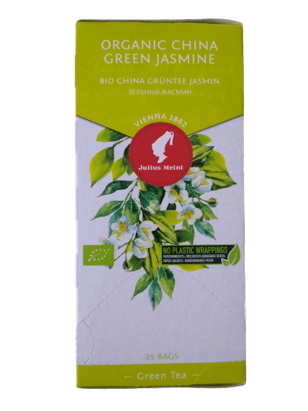 Julius Meinl Ceai Verde China Green Jasmine cu Aroma de Iasomie 25 Plicuri