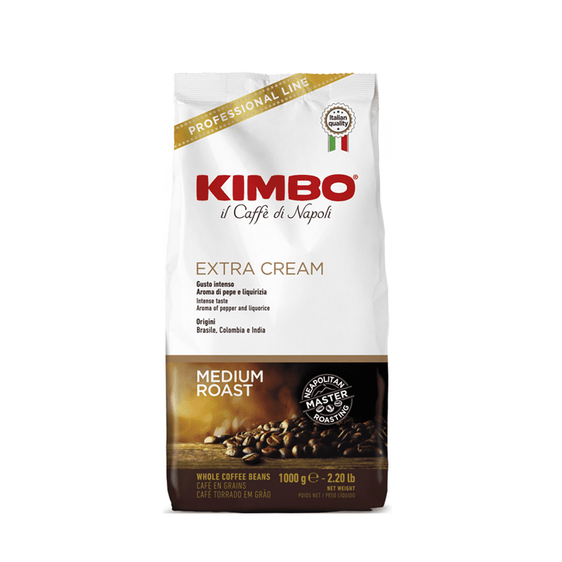 Kimbo Espresso Bar Extra Cream cafea boabe 1kg pentru espresso intens